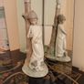 Vintage Nao by Lladro Lamp. Girl with Dog. Image 8