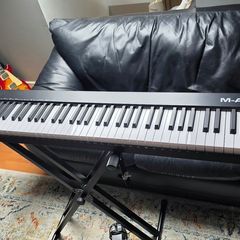M-Audio Keystation 88 MK3 MIDI Controller + Stand + Sustain Pedal