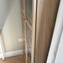 BILLY / OXBERG Bookcase with glass doors, oak effect Image 2
