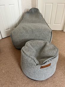 Bean bag seat & pouffe