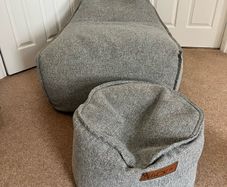 Bean bag seat & pouffe