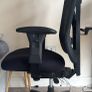 Height Adjustable Table, Chair and Desktop screen Image 4