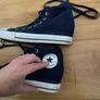 Hidden heel womans converse all star runners size 5.5 Image 4