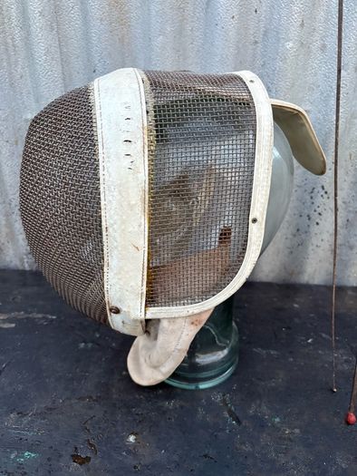 Vintage French Foils, Epee, Sabre and fencing mask. c1920