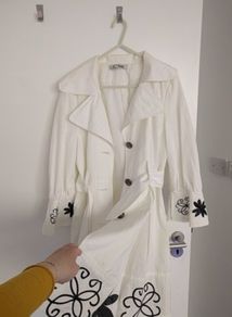 White Trench coat