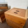 2 x Cedar National Beehives  - one brood box, 1 super box, mesh base with overwinter polycarbonate cover, queen excluder Image 2