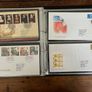 Collection of  78 UK First Day Cover stamps 1993 to 1998 in album Image 2