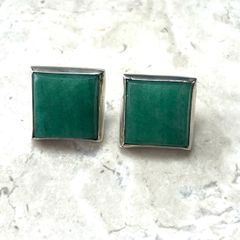 2015 Irish Sterling silver jadite earrings