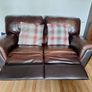 Leather 2 seater sofa Image 3