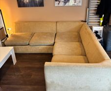Corner Beige / Cream Corner Couch