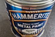 Hammerite smooth white paint 250 ml new