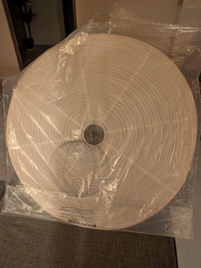 Hay design lampshade - rice paper. Diameter 80cm. Unused.