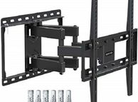 main image for ad TV Wall Bracket Mount Tilt &amp; Swivel for 32 40 42 46 50 55 65" Double Arms