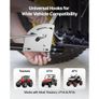 Tow Behind Lawn Spreader with Aeration Spikes, 0.81m Spreading Width, Broadcast Spreader with Universal Hitch, Garden Seeder & Soil Aerator with 100lbs Capacity & 10 in Tires for ATVs UTVs Image 4