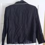 PLUS SIZE (20) Black / Contrast Linen Jacket. New Image 2