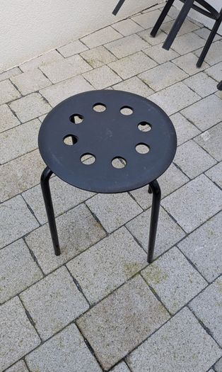 Free: 2x black IKEA stools