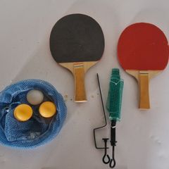 Table tennis Bats, balls and net