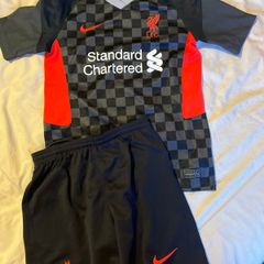 Liverpool boys jersey and shorts