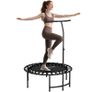 Rebounder Trampoline, 5-stage adjustable handle, Workout Trampoline, Black Image 4