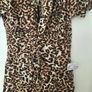 New Puff sleeve Playsuit In Leopard Print Image 3
