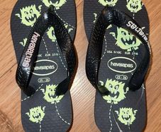 Boys, Havana glow-in-the-dark flip-flops