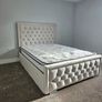 New Double & King Size Bed Frame With Mattress Opt Image 2