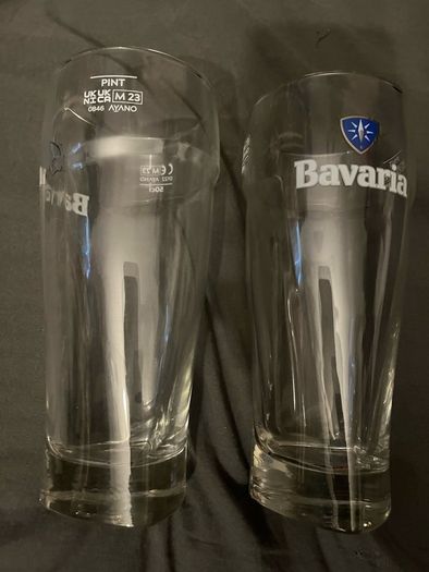 bavaria beer pint glasses