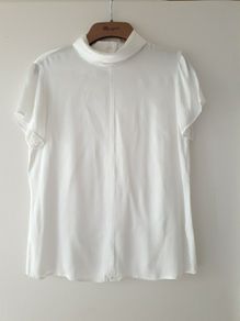 Next ivory silky blouse uk 8-10