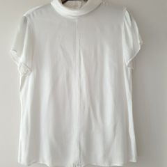 Next ivory silky blouse uk 8-10