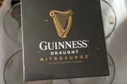 Guinness Draught Nitrosurge Device and 4 Guinness glasses brand new