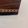 Vintage Spanish Lacquered Inlay Marquetry Mosaic Storage Box Image 7