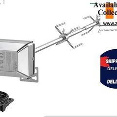 Heavy Duty Universal Grill Replacement Rotisserie Kit for Spit Rods