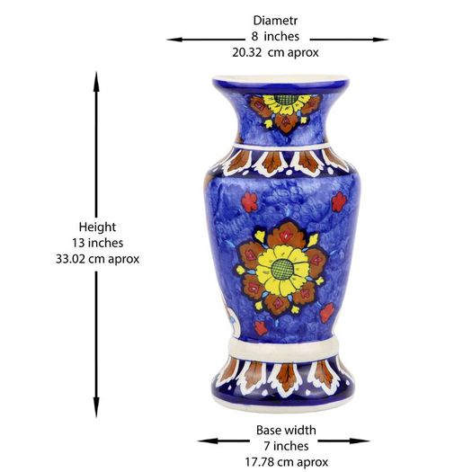 Handmade and Hand Painted Ceramic Flower Vase | Warehouse Clearance | Massive Discount | Bargain price