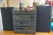 Sony Stereo Deck Receiver Model No HST-D307, Phono, Radio, Dual Tape Deck, with remote control, in excellent condition