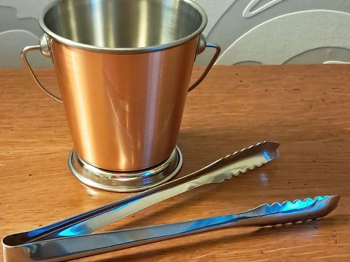 Mini Ice Bucket & Tongs