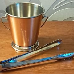 Mini Ice Bucket & Tongs