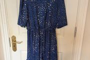 Blue print dress