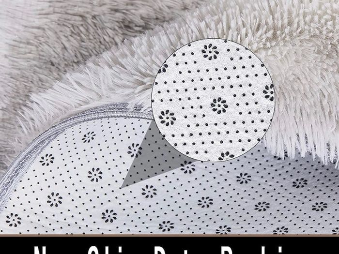 Shaggy Ultra Soft Tie Dye Area Rug White Modern Luxury Rug Plush Fluffy Area Rug Shag Faux Fur Bedroom Rugs For Living Room Baby Crawling Rug 60x90Cm VARIOUS COLOURS AVAILABLE (FREE POSTAGE)