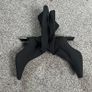 Reformation Rose Neoprene Knee Boots Sz 9UK 11US 42 Black Classic Heels Party Image 6