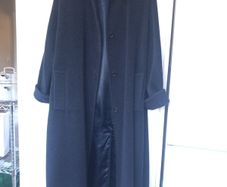 Marella Navy Cashmere &  Wool Coat  (14 - 18)