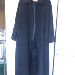 Marella Navy Cashmere &  Wool Coat  (14 - 18)
