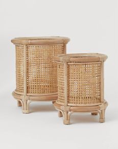 Large Rattan Plant Pot
