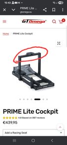 sim racing wheel stand