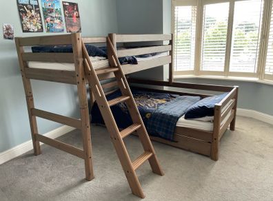 Flexa Bunk Beds With Trundle Bed