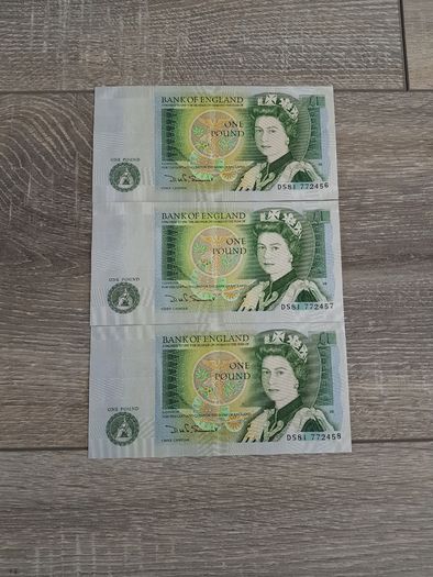 English Pound Notes