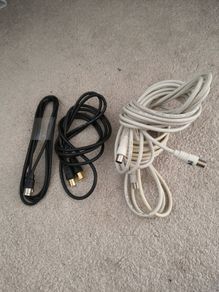 Selection of coaxial TV cables x 4