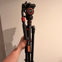 K&F CONCEPT 64inch/163cm Camera Tripod, Lightweight Aluminum Travel Outdoor Tripod with Manfrotto QR