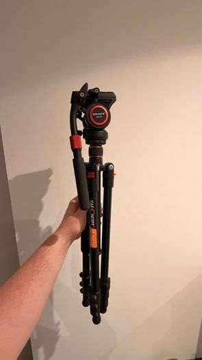 K&F CONCEPT 64inch/163cm Camera Tripod, Lightweight Aluminum Travel Outdoor Tripod with Manfrotto QR