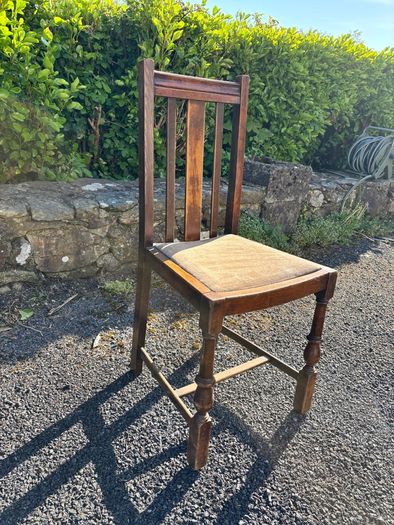 vintage solid wood chairs
