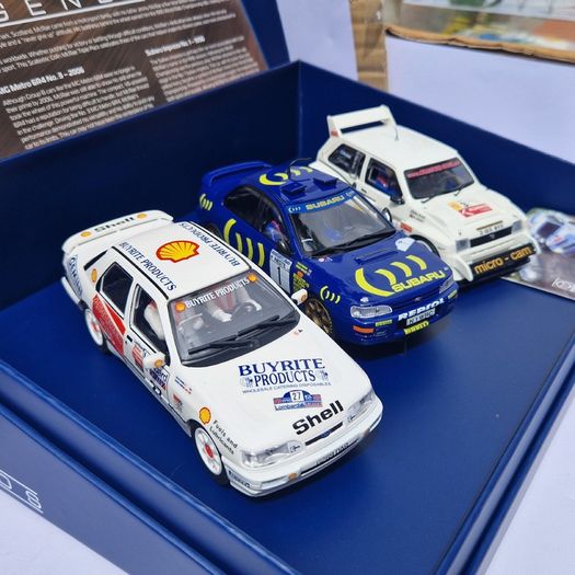 Scalextric C4612A Legends: Colin McRAE Triple Pack ( rally WRC slot car )